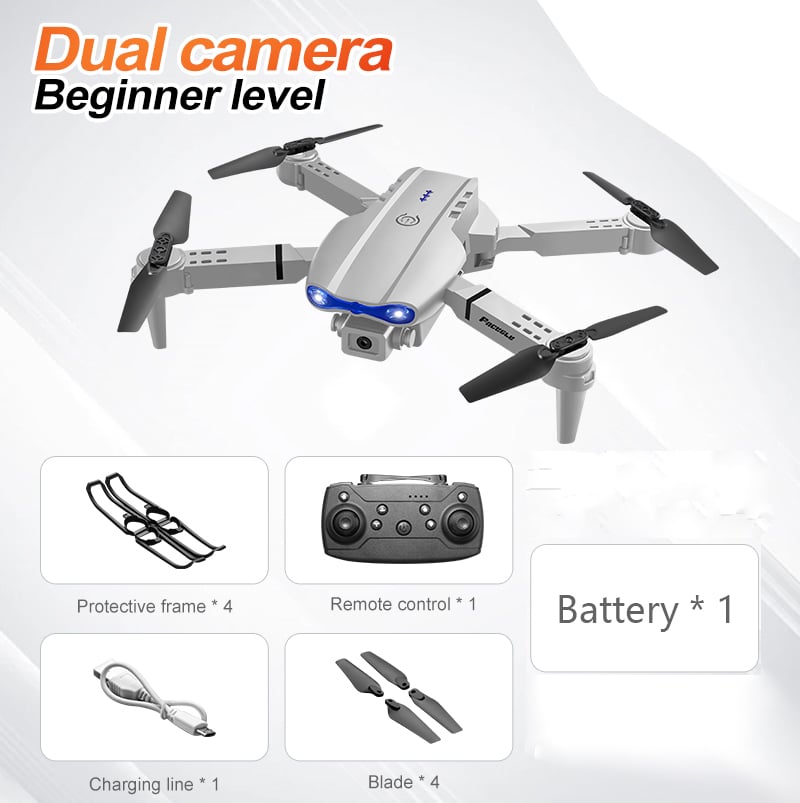 E99 Drone Quadcopter Dual Camera HD Aerial Photography Remote Control