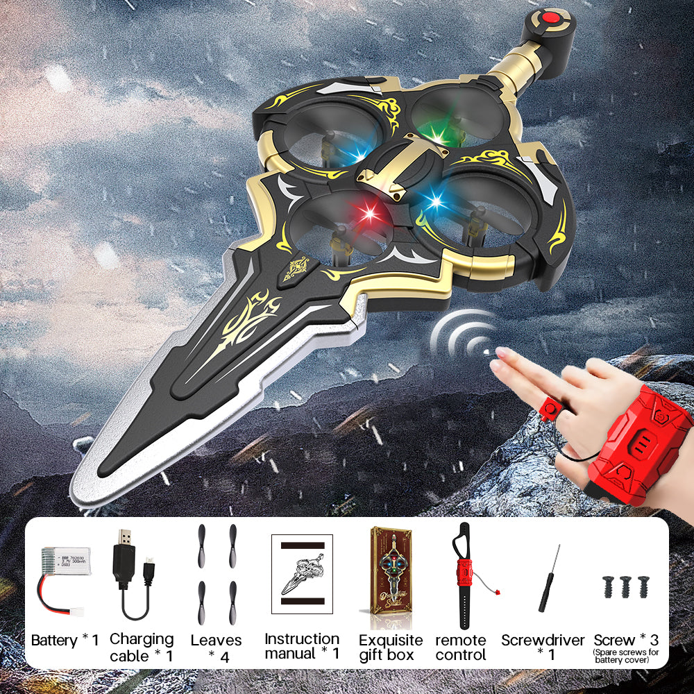 RC New Remote Control Gesture Sword Flying Machine, Drop resistant Special Effects, Remote Control Flying Sword Flying Machine,
