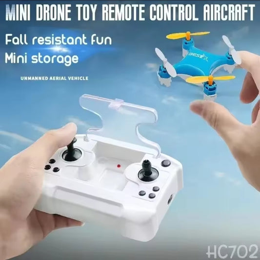 Best Mini Drone Remote Control Toy UAV Easy-Control, All Battery Included, Blue